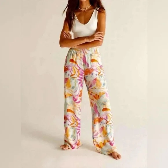 X Supply Resort Wear Boardwalk Palm Print Pant XS - Picture 1 of 7